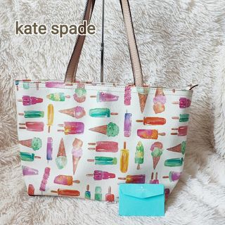 kate spade new york - kate spade トートバッグ アイスクリーム柄