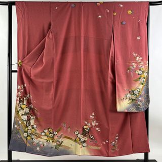 振袖 身丈150.5cm 裄丈63cm 正絹 美品 秀品 【中古】(着物)