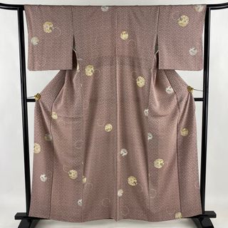 小紋 身丈160cm 裄丈62.5cm 正絹 名品 【中古】(着物)