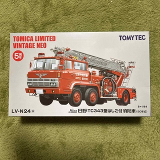 トミー(TOMMY)のLV-N24a 日野 TC343型 はしご付き消防車 田原市消防本部 （1/64(ミニカー)