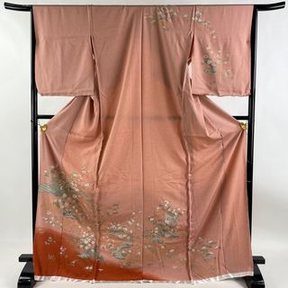 訪問着 身丈176cm 裄丈64.5cm 正絹 美品 秀品 【中古】(着物)