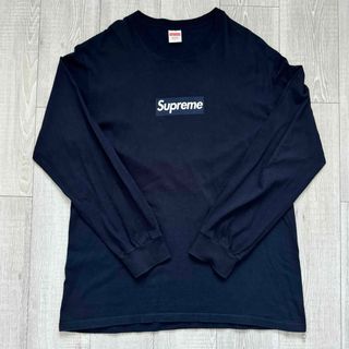 シュプリーム(Supreme)のSupreme Box Logo L/S Tee "NAVY"(Tシャツ/カットソー(七分/長袖))