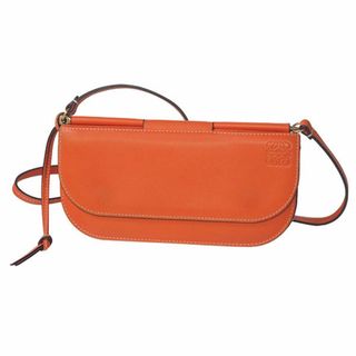 ロエベ(LOEWE)の◆ミウラ◆ロエベ LOEWE ゲート ポシェット ショルダーウォレット ショルダーバッグ 113.54.U52 オレンジ【中古】(ショルダーバッグ)