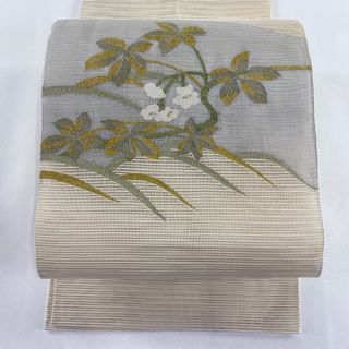 袋帯 秀品 お太鼓柄 正絹 【中古】(帯)