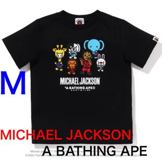 アベイシングエイプ(A BATHING APE)の【 BAPE X MICHAEL JACKSON 】BABYMILO BLACK(Tシャツ/カットソー(半袖/袖なし))