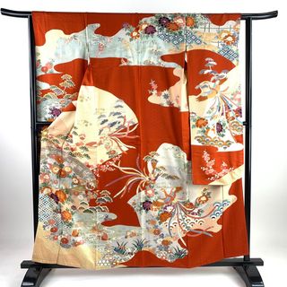 振袖 身丈158.5cm 裄丈61cm 正絹 秀品 【中古】