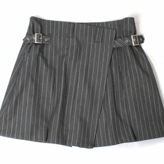 24ss SHIKITARI STRIPE WRAP SKIRT Short G(その他)