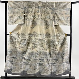 訪問着 身丈154cm 裄丈63.5cm 正絹 美品 名品 【中古】(着物)