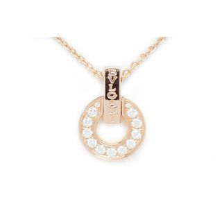 ブルガリ(BVLGARI)のブルガリ K18PG フルパヴェダイヤ ブルガリブルガリ オープンワーク ネックレス【新宿店】【中古】【新着】(ネックレス)