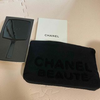 シャネル(CHANEL)のシャネル ポーチと手鏡【ノベルティ】(ポーチ)