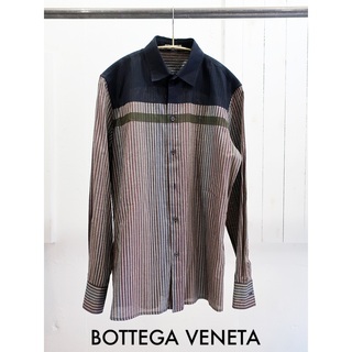 ボッテガヴェネタ(Bottega Veneta)のBOTTEGA VENETA 美品 マルチストライプシャツ / ボッテガヴェネタ(シャツ)