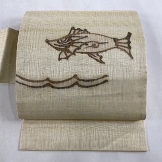 名古屋帯 秀品 正絹 【中古】(帯)