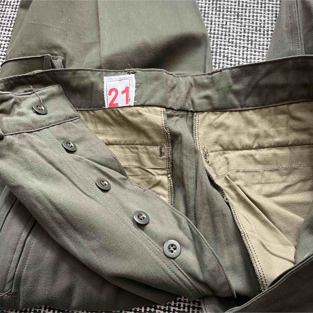 MILITARY(ミリタリー)のM47 Deadstock 後期 21 フランス軍 水通し無し メンズのパンツ(ワークパンツ/カーゴパンツ)の商品写真