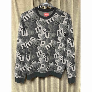 SUPREME 19aw Scatter Text Crewneck