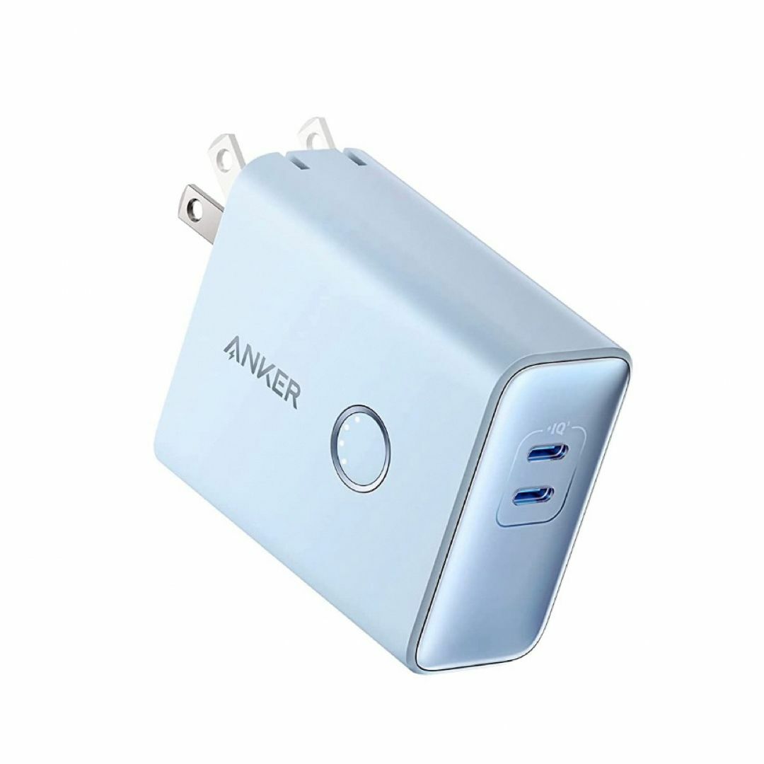 新品 ブルー Anker 521 Power Bank充電器兼モバイルバッテリー スマホ/家電/カメラのスマートフォン/携帯電話(バッテリー/充電器)の商品写真