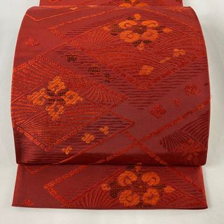 袋帯 美品 秀品 六通 正絹 【中古】(帯)