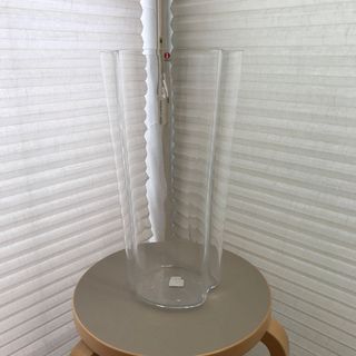 イッタラ(iittala)のイッタラ Aalto ベース 400mm  クリア 新品(ガラス)