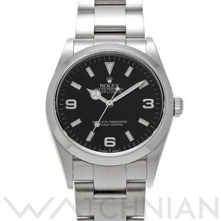 ロレックス(ROLEX)の中古 ロレックス ROLEX 114270 K番(2002年頃製造) ブラック メンズ 腕時計(腕時計(アナログ))