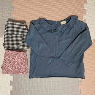 ユニクロ(UNIQLO)のユニクロ レギンス 110,ZARA ロンＴ 110(パンツ/スパッツ)