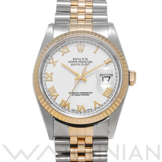 ロレックス(ROLEX)の中古 ロレックス ROLEX 16233 K番(2001年頃製造) ホワイト メンズ 腕時計(腕時計(アナログ))