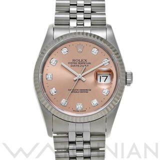 ロレックス(ROLEX)の中古 ロレックス ROLEX 16234G U番(1997年頃製造) ピンク /ダイヤモンド メンズ 腕時計(腕時計(アナログ))