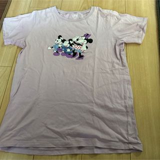 ユニクロ(UNIQLO)のUNIQLO ユニクロ　UT Tシャツ　ピンク　ディズニー　ミッキー  160(Tシャツ/カットソー)