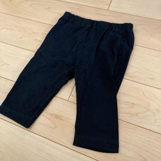 ユニクロ(UNIQLO)のUNIQLO ユニクロ　七分丈　レギンスパンツ　黒　90(パンツ/スパッツ)