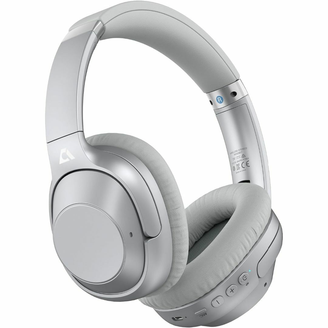 色: シルバー】Ankbit E500 ワイヤレス ヘッドホン ノイズ 色: シルバー】Ankbit E500 ワイヤレス ヘッドホン ノイズ