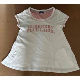 BURBERRY BLUE LABEL - バーバリー　ブルーレーベル　半袖Tシャツ　ロング丈　38サイズ