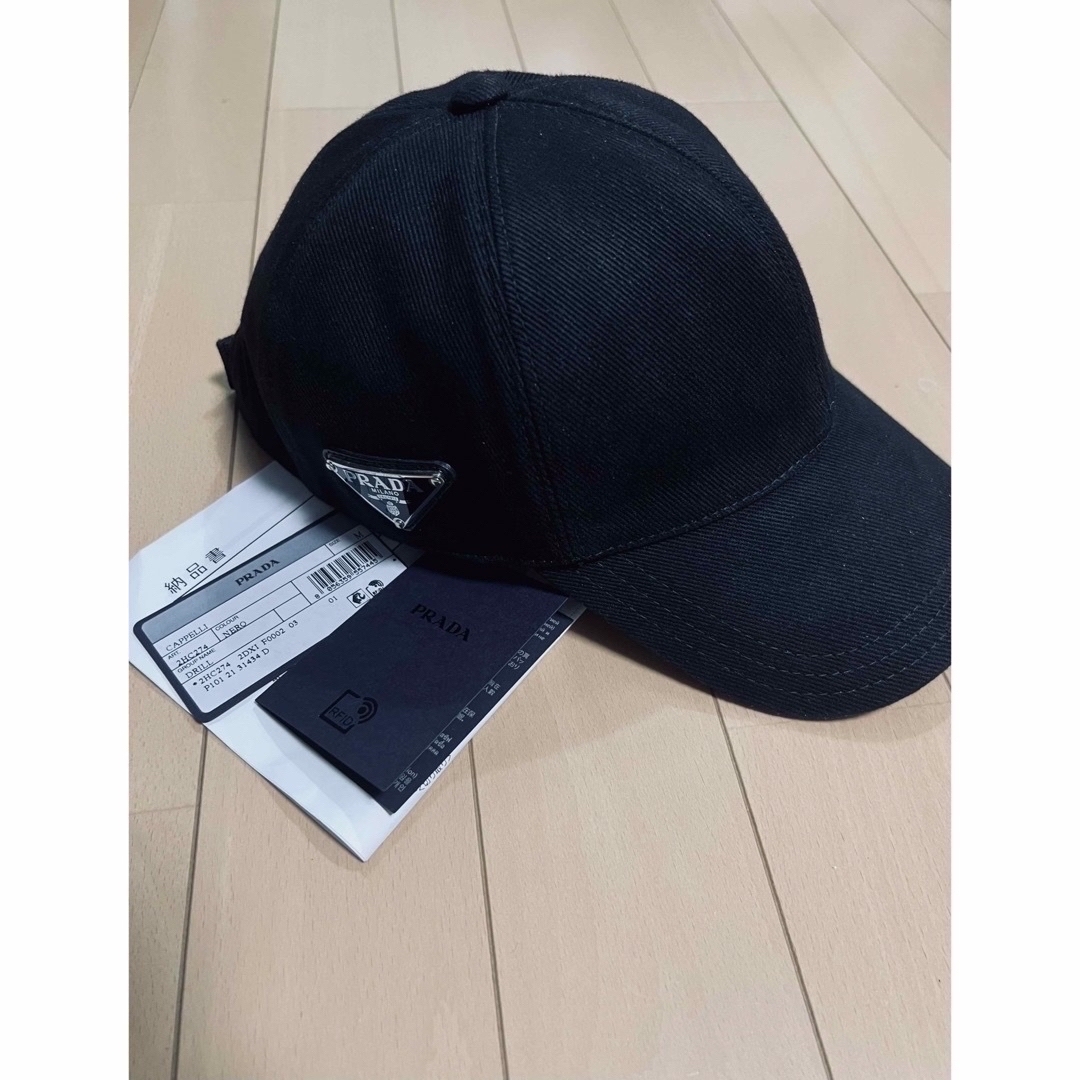 PRADA プラダ ベースボールキャップ コットン100 PRADA プラダ ベースボールキャップ コットン100