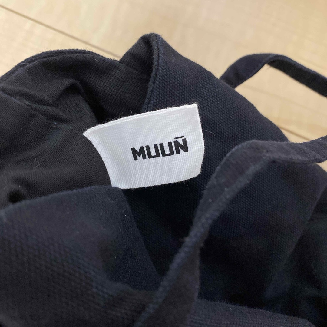 MUUN ムーニュ　カゴバッグ　黒 レディースのバッグ(トートバッグ)の商品写真