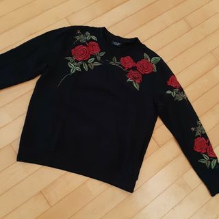 ザラ(ZARA)のZARA MAN 薔薇トレーナー(スウェット)