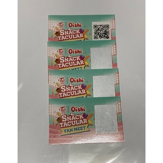トゥワイス(TWICE)のTwice Oishi フィリピン スクラッチカード 4枚セット(アイドルグッズ)