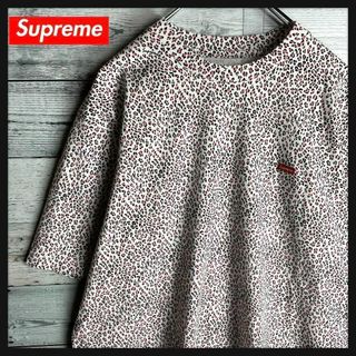 Supreme - 【美品　人気Lサイズ】シュプリーム☆スモールボックスロゴ Tシャツ　ヒョウ柄