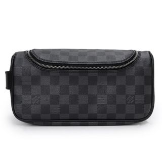 ルイヴィトン(LOUIS VUITTON)のルイ ヴィトン トワレ ポーチ トラベル セカンドバッグ ダミエグラフィット ブラック 黒 N47625 箱付 LOUIS VUITTON（新品・未使用品）(その他)