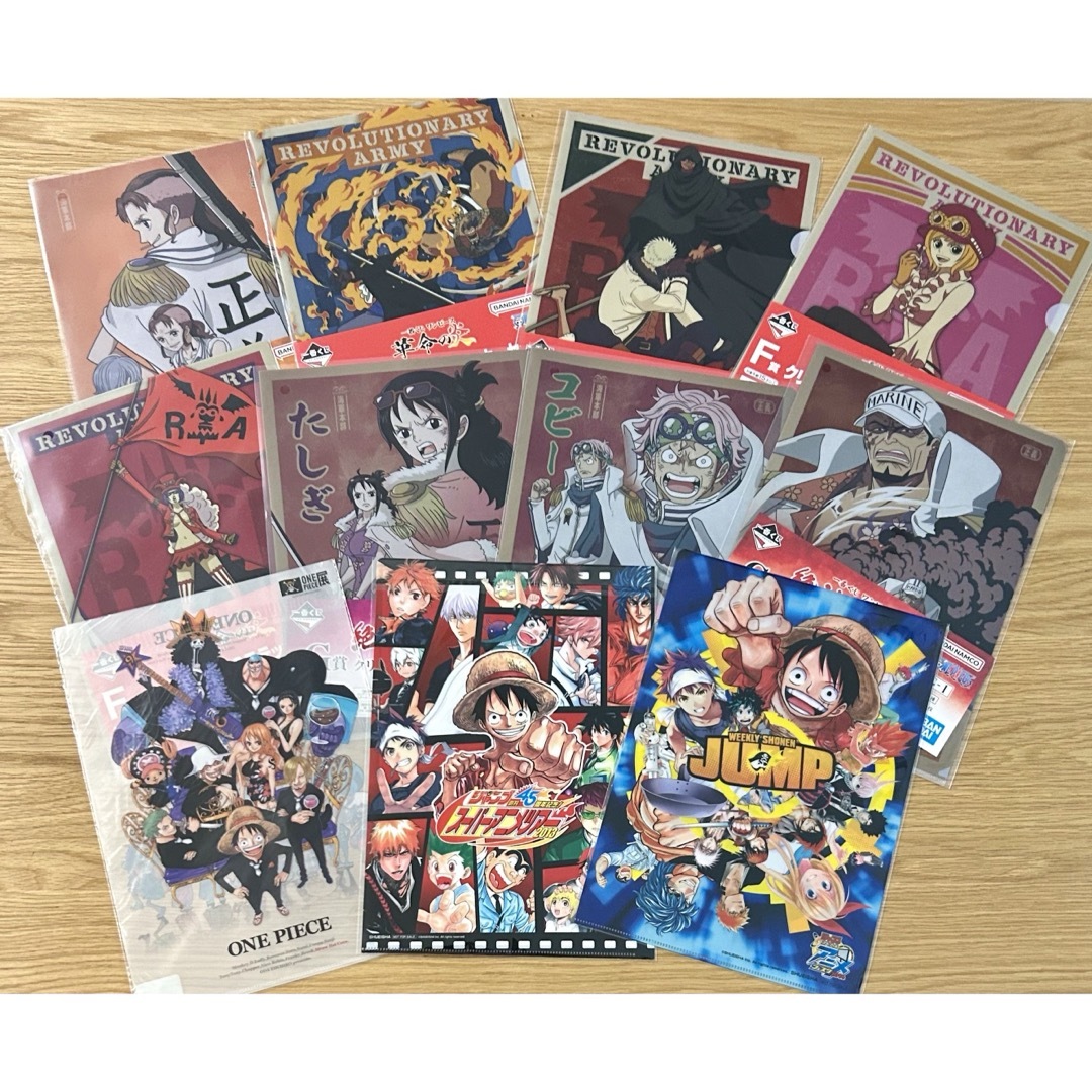 ONE PIECE ワンピース　クリアファイルセット エンタメ/ホビーのアニメグッズ(クリアファイル)の商品写真