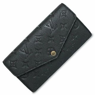 ルイヴィトン(LOUIS VUITTON)のルイ ヴィトン ポルトフォイユ サラ 二つ折り長財布 モノグラムアンプラント レザー ノワール ブラック 黒 ゴールド金具 M82257 箱付 LOUIS VUITTON（新品・未使用品）(財布)