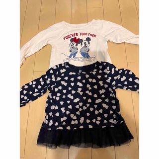 ベビーギャップ(babyGAP)のベビーギャップ　ロンT薄手　2点(Ｔシャツ)