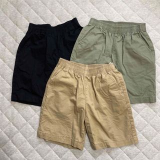 ジーユー(GU)のGU キッズ　BOYSシェフショーツ　130cm 3枚セット(パンツ/スパッツ)