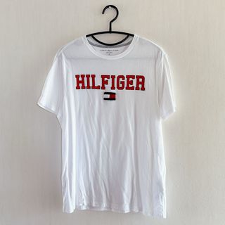 トミーヒルフィガー(TOMMY HILFIGER)のトミーヒルフィガー Tシャツ 白 ロゴ(Tシャツ(半袖/袖なし))