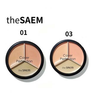 the saem - theSAEM】カバーパーフェクション トリプルポットコンシーラー(どちらか1色