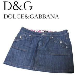 ドルチェアンドガッバーナ(DOLCE&GABBANA)の✨美品✨DOLCE&GABBANA★レディース★デニム★ミニスカート(ミニスカート)