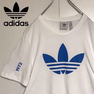 アディダス(adidas)の【美品】アディダス　センターロゴ入りTシャツ　50years　A1159(Tシャツ/カットソー(半袖/袖なし))