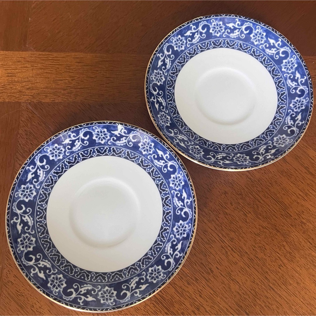 WEDGWOOD(ウェッジウッド)の【美品】ウェッジウッド★ボカラ★C/S 2客 インテリア/住まい/日用品のキッチン/食器(グラス/カップ)の商品写真