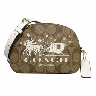 コーチ(COACH)の【新品】コーチ バッグ ショルダーバッグ CN708 COACH ミニ セレナ サッチェル・シグネチャー PVC キャンバス・ホース アンド スレイ 斜め掛け ミニバッグ アウトレット レディース(ショルダーバッグ)