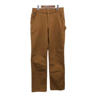 carhartt - Carhartt カーハート ダック ペインターパンツ ワーク ブラウン (メンズ W32 L34) 中古 古着 Q5522