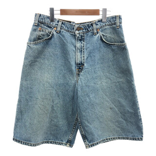 リーバイス(Levi's)の90年代 USA製 Levi's リーバイス 565 デニム ショートパンツ ブルー (メンズ W33) 中古 古着 Q5525(ショートパンツ)