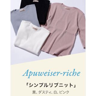 Apuweiser-riche - 【タグ付き未使用】アプワイザーリッシェ ノベルティ ニット