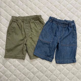 ユニクロ(UNIQLO)の【GU】【ユニクロ】120cm ハーフパンツ セット(パンツ/スパッツ)