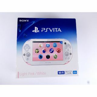 プレイステーションヴィータ(PlayStation Vita)のPlayStation VI9A PCH-2000 ZA19 ライトピンク/白(携帯用ゲーム機本体)